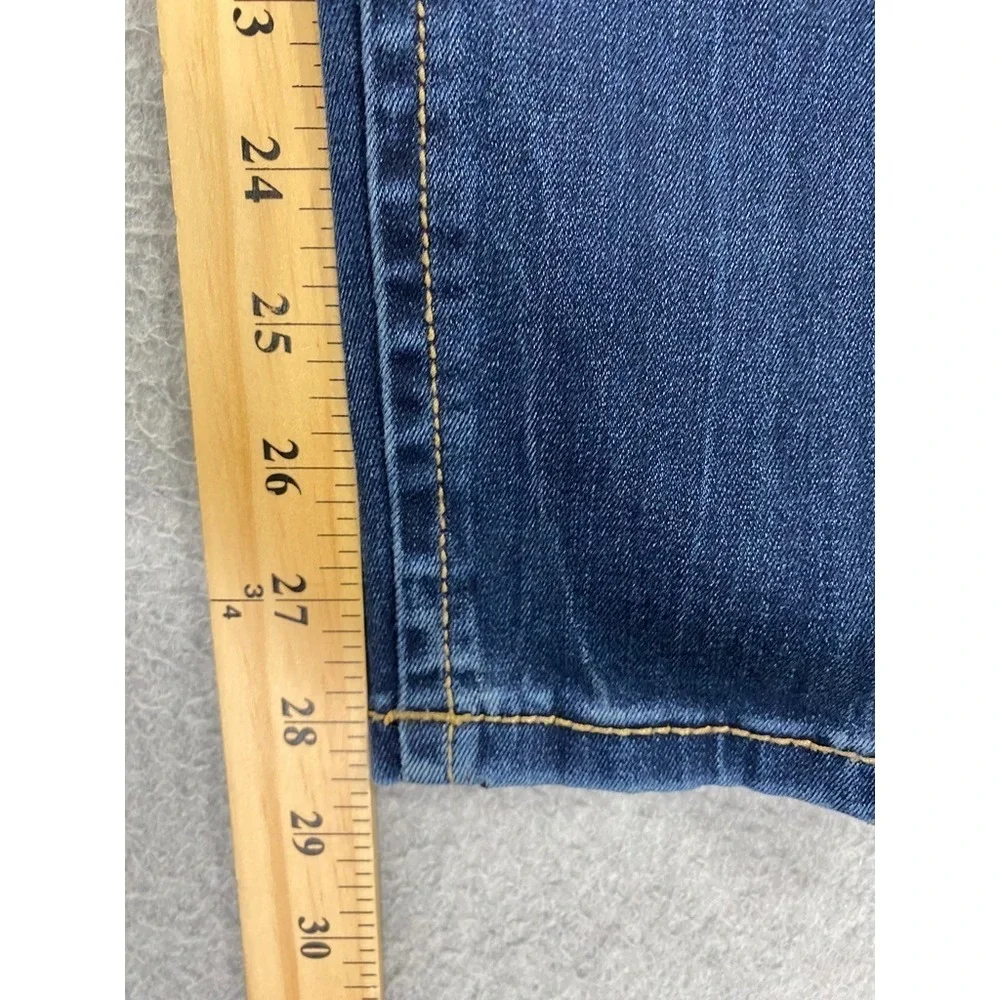 BKE Denim Stella High Rise Ankle Skinny Jeans Womens 27 (27x28.5) Stretch Blue